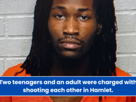 Two teenagers and an adult were charged with shooting each other in Hamlet.