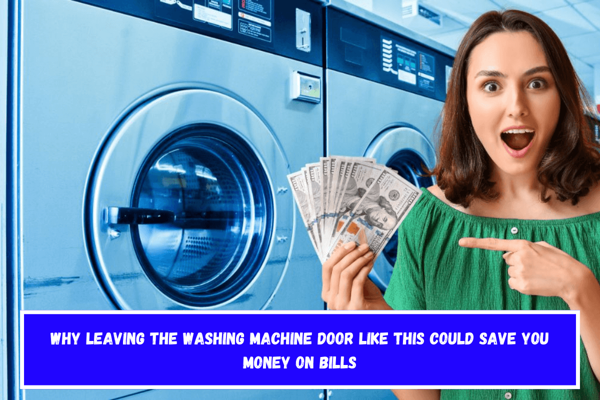 Why leaving the washing machine door like this could save you money on bills