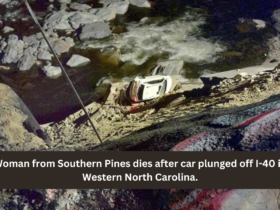 Woman from Southern Pines dies after car plunged off I-40 in Western North Carolina.