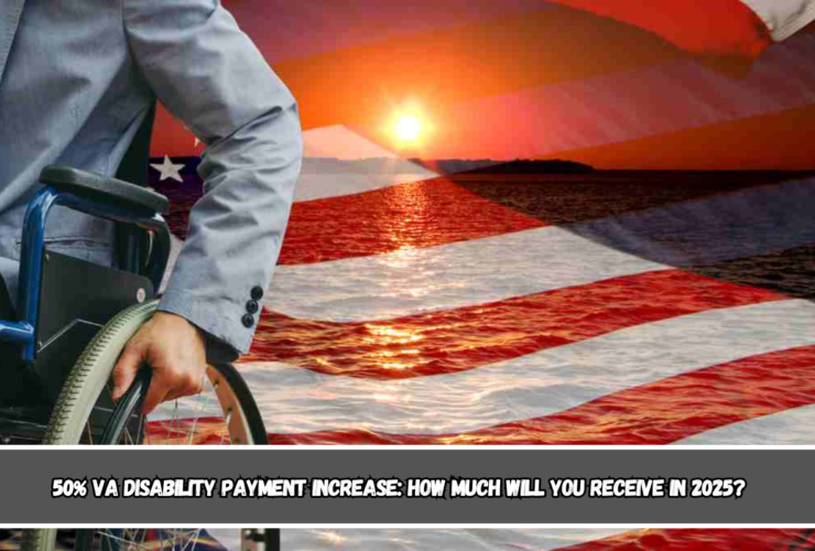 50% VA disability payment increase how much will you receive in 2025