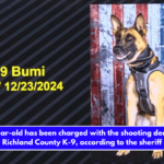 A 13-year-old has been charged with the shooting death of a Richland County K-9, according to the sheriff