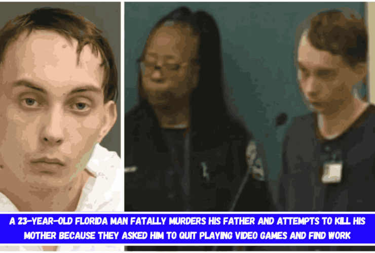 A 23-year-old Florida man fatally murders his father and attempts to kill his mother because they asked him to quit playing video games and find work