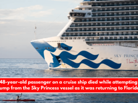 A 48-year-old passenger on a cruise ship died while attempting to jump from the Sky Princess vessel as it was returning to Florida