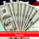 A Million People to Get $1,400 Stimulus Checks from the IRS This December