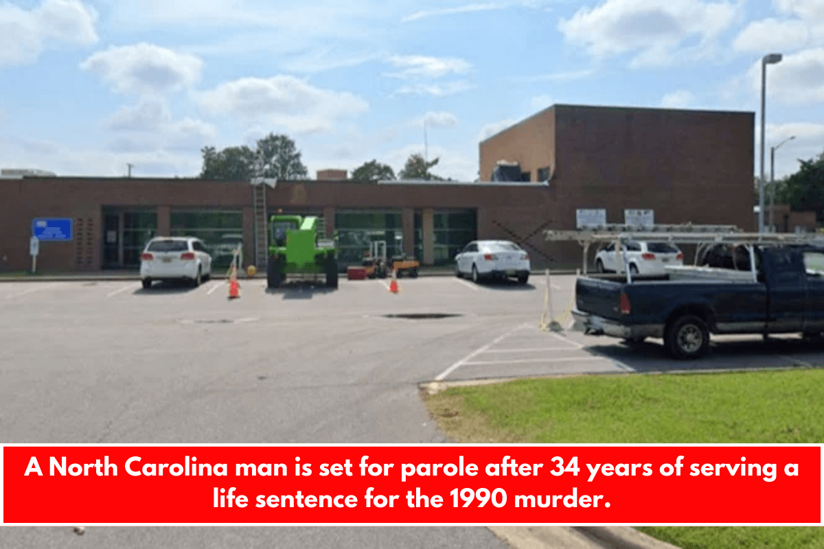 A North Carolina man is set for parole after 34 years of serving a life sentence for the 1990 murder.