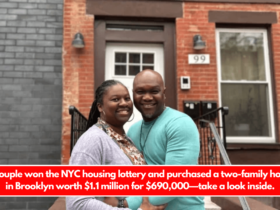 A couple won the NYC housing lottery and purchased a two-family home in Brooklyn worth $1.1 million for $690,000—take a look inside.