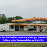 A driver in North Carolina stops at a rural gas station and wins a lottery prize that could change their life