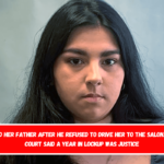 A teen killed her father after he refused to drive her to the salon. An appeals court said a year in lockup was justice