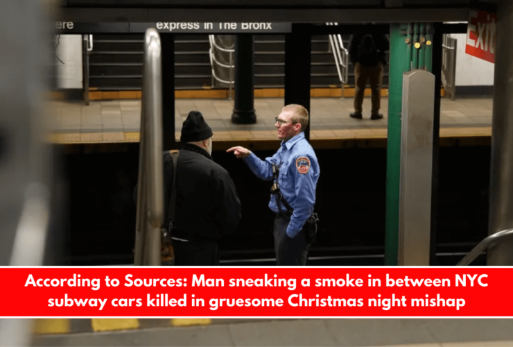 According to Sources Man sneaking a smoke in between NYC subway cars killed in gruesome Christmas night mishap