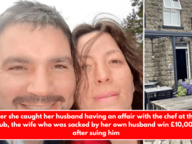 After she caught her husband having an affair with the chef at their pub, the wife who was sacked by her own husband win £10,000 after suing him