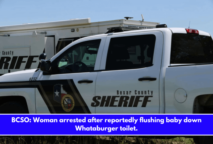 BCSO Woman arrested after reportedly flushing baby down Whataburger toilet.