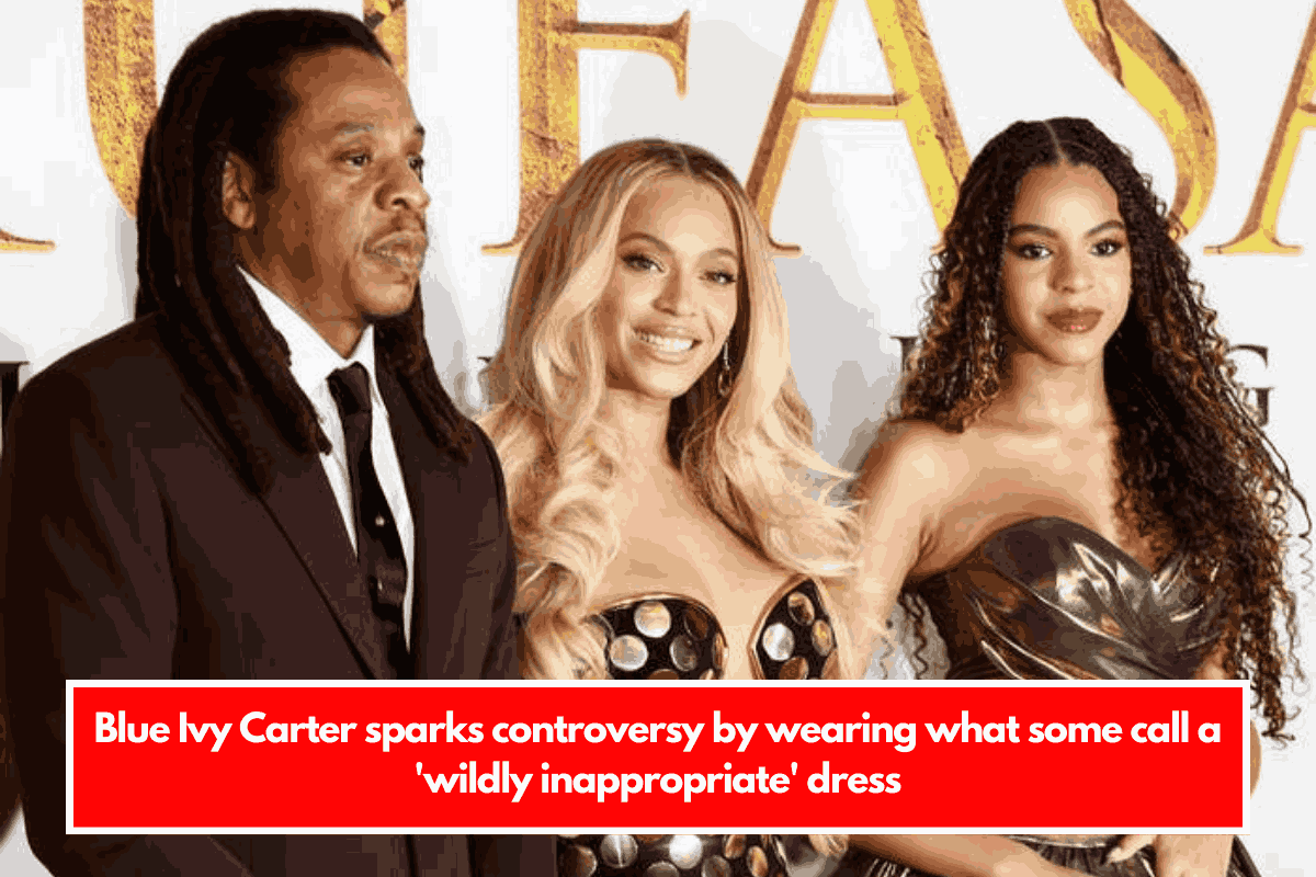 Blue Ivy Carter sparks controversy by wearing what some call a 'wildly inappropriate' dress