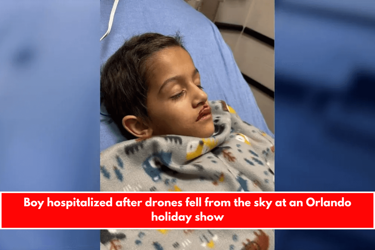 Boy hospitalized after drones fell from the sky at an Orlando holiday show