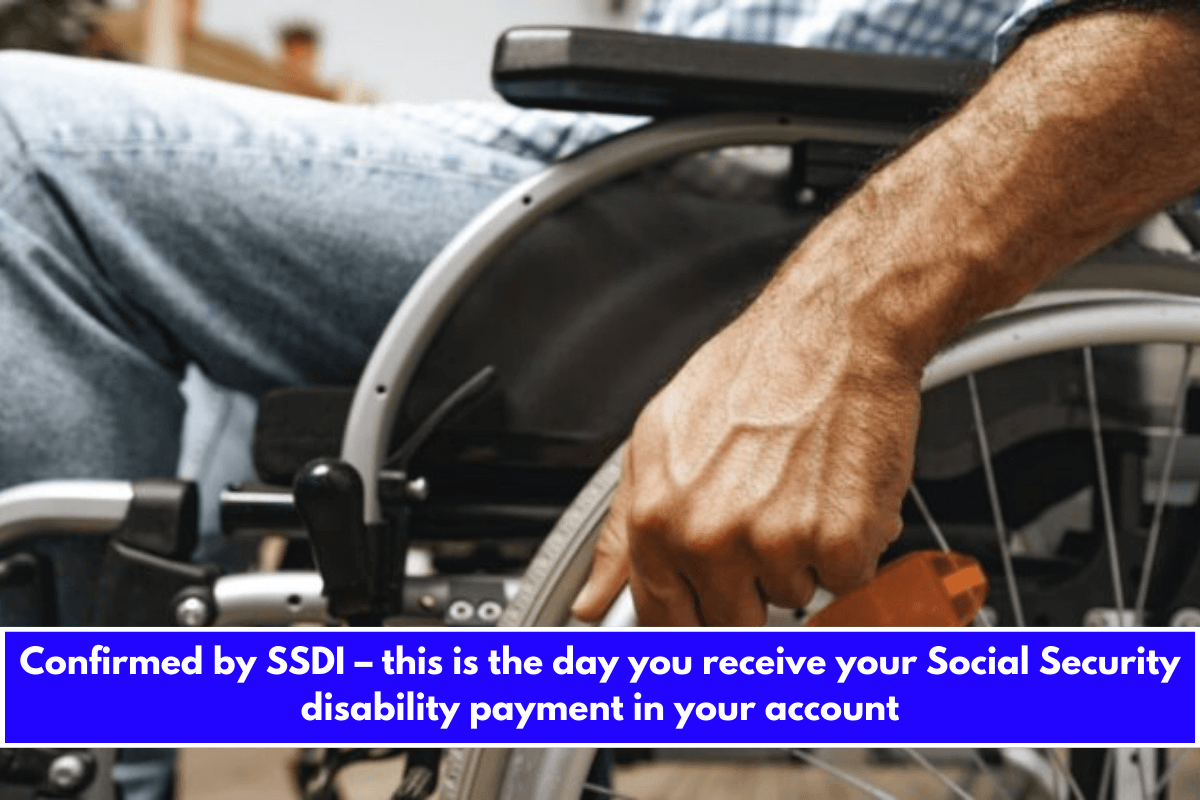 Confirmed by SSDI – this is the day you receive your Social Security disability payment in your account