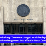 'Didn't take long' Two teens charged as adults days after legislation change went into effect in North Carolina.