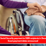 Direct Social Security payment to SSDI recipients in December. Exact payment dates announced