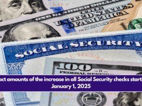 Exact amounts of the increase in all Social Security checks starting January 1, 2025