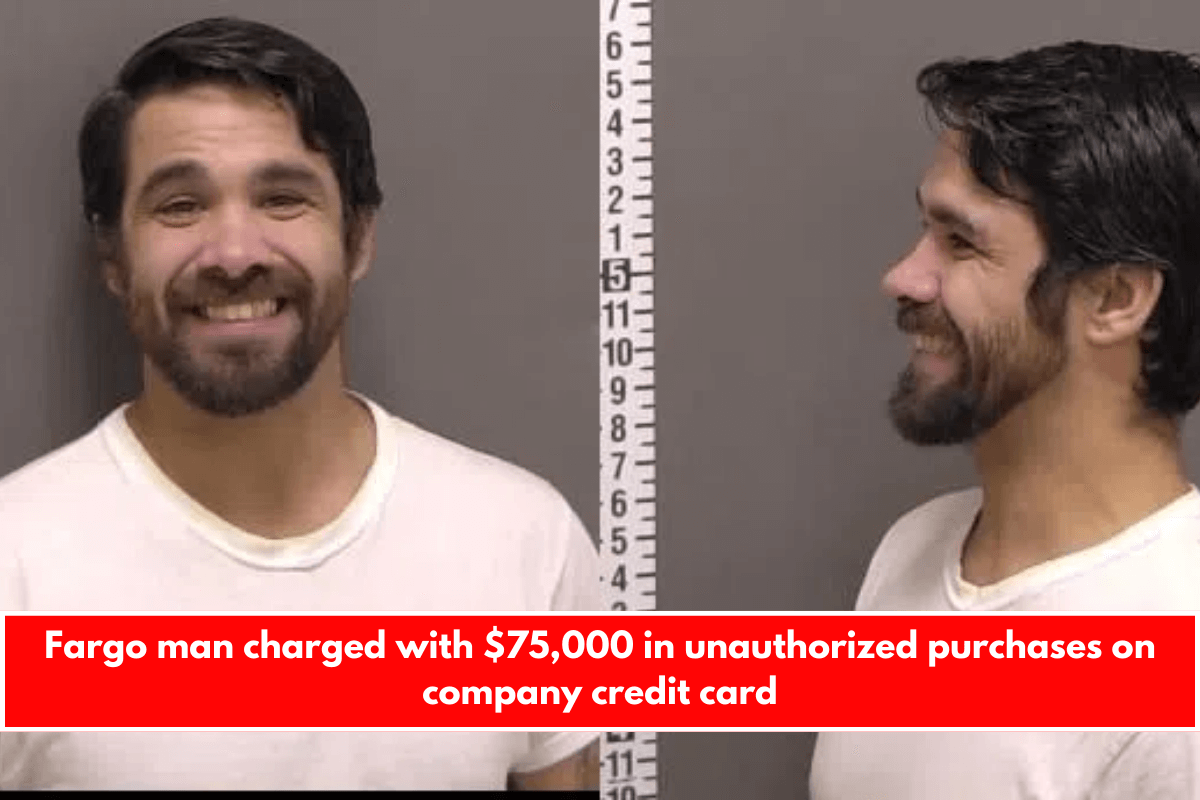 Fargo man charged with $75,000 in unauthorized purchases on company credit card