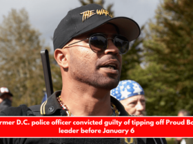 Former D.C. police officer convicted guilty of tipping off Proud Boys leader before January 6