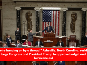 "We're hanging on by a thread." Asheville, North Carolina, resident begs Congress and President Trump to approve budget and hurricane aid