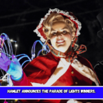 Hamlet announces the Parade of Lights winners.