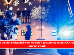 He was hit and pulled from my side Eyewitness details Christmas market attack