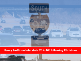 Heavy traffic on Interstate 95 in NC following Christmas