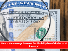 Here is the average increase for disability beneficiaries as of January 1