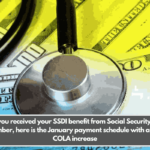 If you received your SSDI benefit from Social Security in December, here is the January payment schedule with a 2025 COLA increase