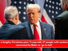 In a lengthy Christmas post, Trump tells 37 people with sentences commuted by Biden to 'go to hell'