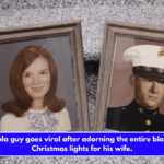 Indianola guy goes viral after adorning the entire block with Christmas lights for his wife.