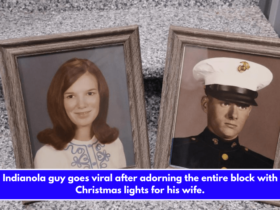 Indianola guy goes viral after adorning the entire block with Christmas lights for his wife.