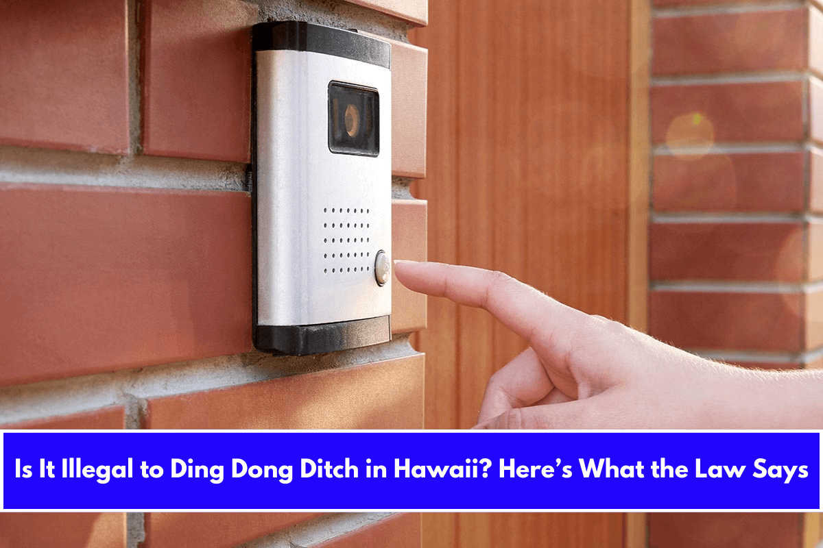 Is It Illegal to Ding Dong Ditch in Hawaii Here’s What the Law Says