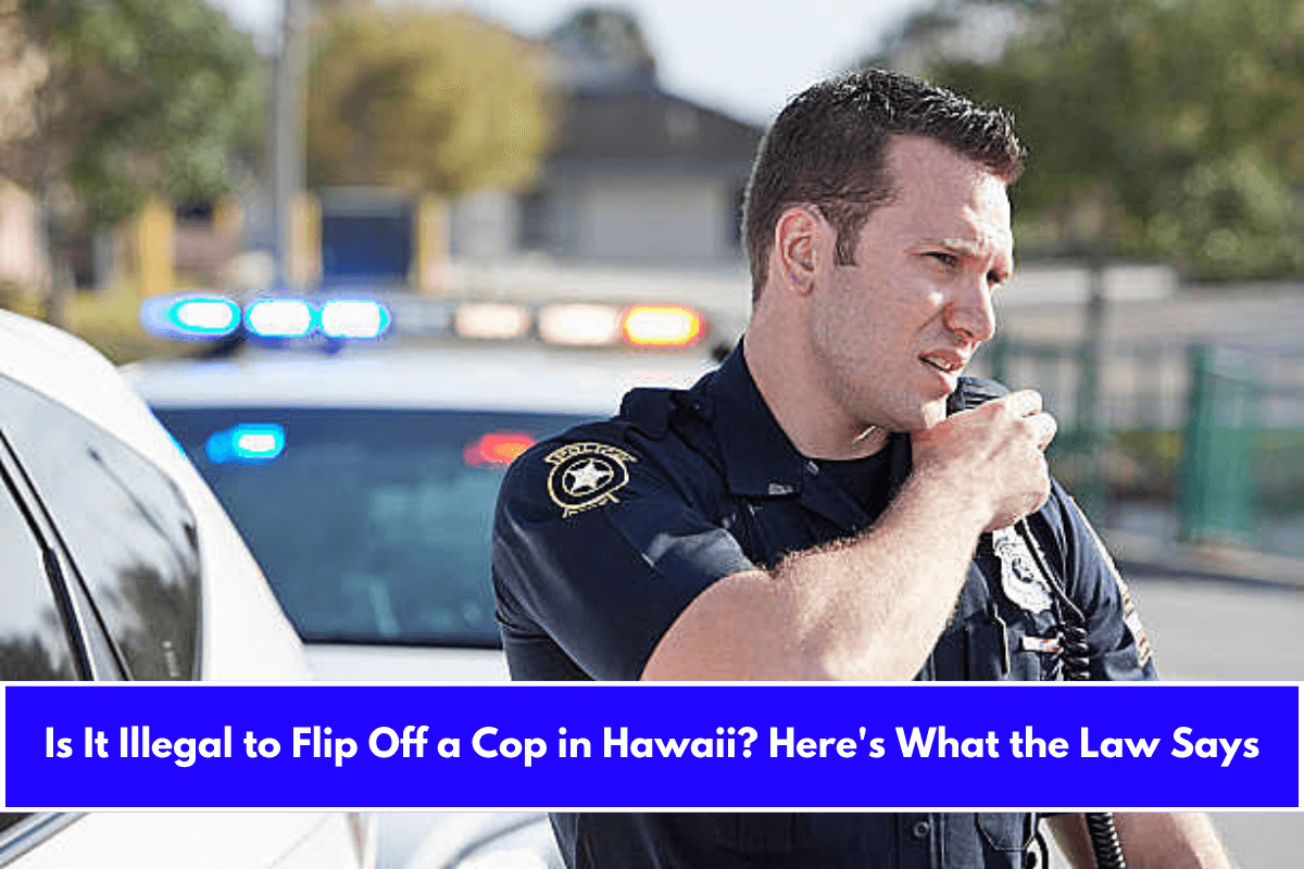 Is It Illegal to Flip Off a Cop in Hawaii Here's What the Law Says