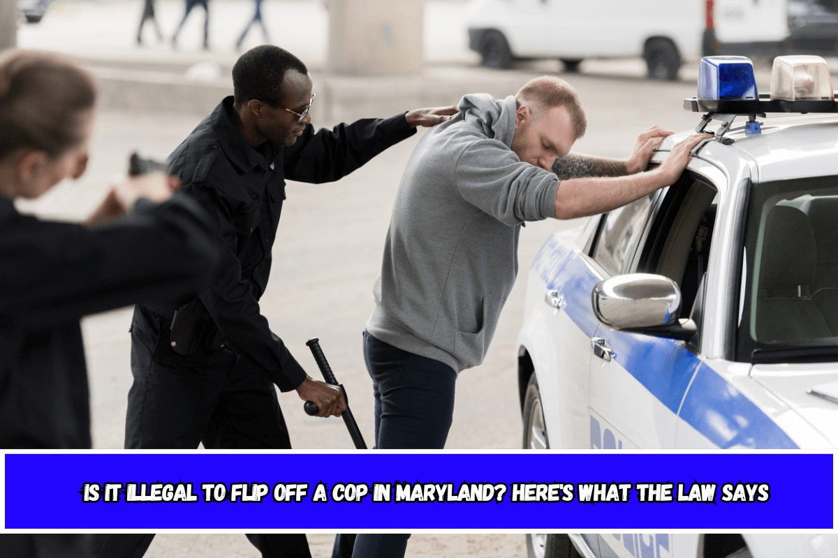 Is It Illegal to Flip Off a Cop in Maryland? Here's What the Law Says