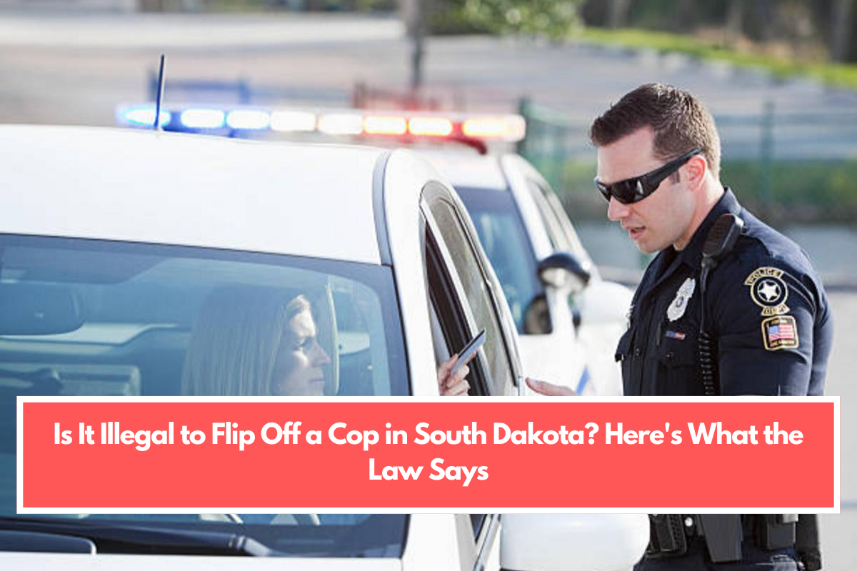 Is It Illegal to Flip Off a Cop in South Dakota? Here's What the Law Says