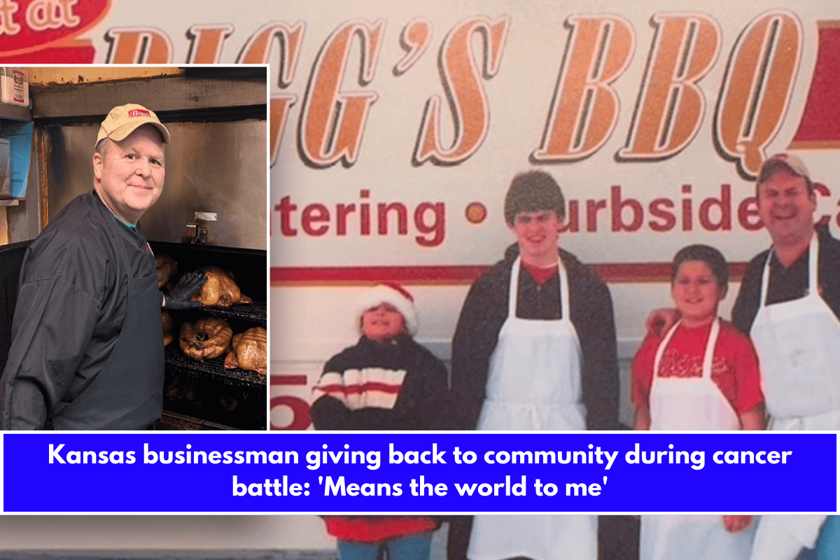 Kansas businessman giving back to community during cancer battle 'Means the world to me'