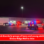 Large and disorderly groups of teens and young adults caused Greece Ridge Mall to close