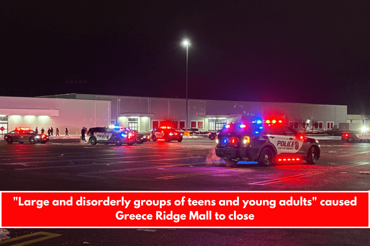 Large and disorderly groups of teens and young adults caused Greece Ridge Mall to close