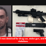 Milford man detained for drug use, stolen gun, and firearm violations