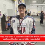 More arrests may come in connection with Colin Brown's death; an adolescent hockey player hit by rogue bullet