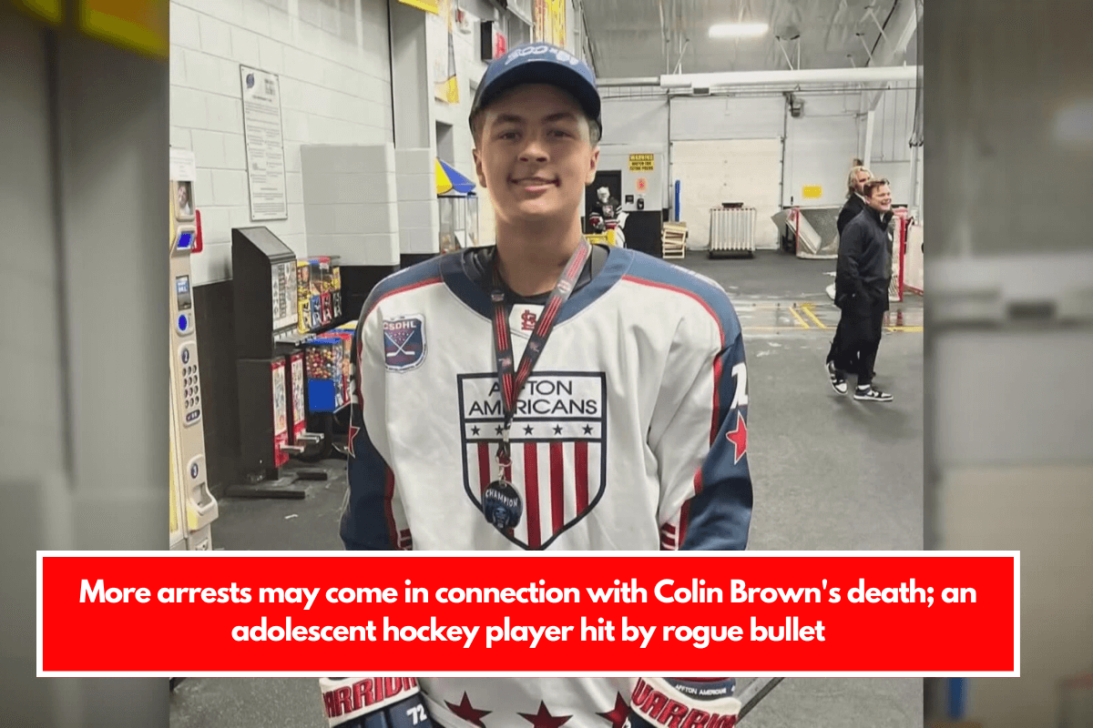 More arrests may come in connection with Colin Brown's death; an adolescent hockey player hit by rogue bullet