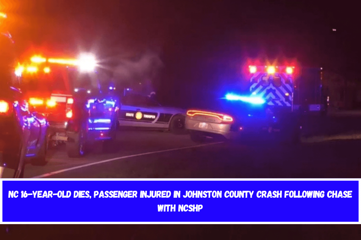 NC 16-year-old dies, passenger injured in Johnston County crash following chase with NCSHP