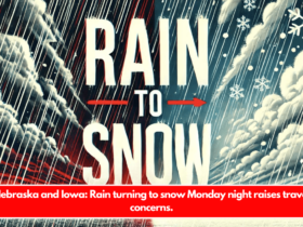 Nebraska and Iowa Rain turning to snow Monday night raises travel concerns.