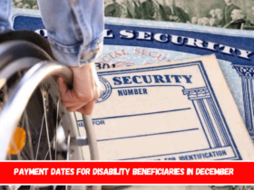 Payment dates for disability beneficiaries in December