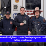 Pennsylvania firefighters create live-in programs to deal with falling enrollment.