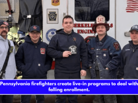 Pennsylvania firefighters create live-in programs to deal with falling enrollment.