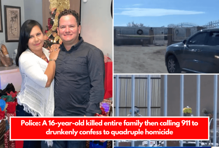 Police A 16-year-old killed entire family then calling 911 to drunkenly confess to quadruple homicide