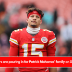 Prayers are pouring in for Patrick Mahomes' family on Sunday