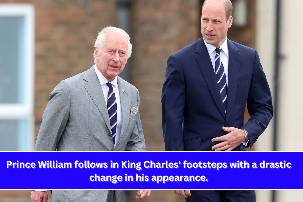 Prince William follows in King Charles' footsteps with a drastic change in his appearance.